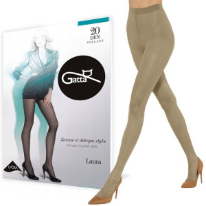 Rajstopy Gatta Laura 20 den lycra, Lyon 5-XL