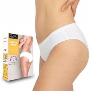 Majtki Panty Mimi Gatta, bezszwowe, białe, XL