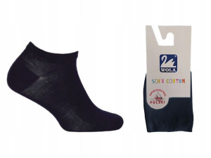 Wola stopki dziecięce Soft Cotton granat 24/26
