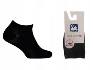 Wola stopki dziecięce Soft Cotton czarne 24/26