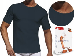 Koszulka męska Cornette Authentic 202, grafit, 4XL