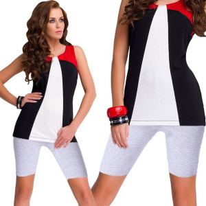 Legginsy Getry Kolarki Infatti Florence Szary XXL