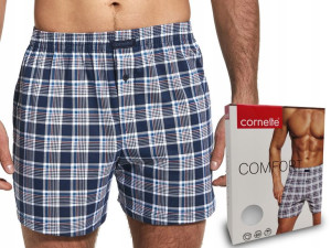 bokserki CORNETTE COMFORT cotton 002/198 krata M