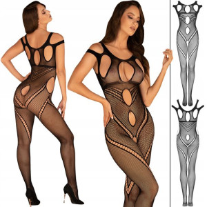 OBSESSIVE G322 Bodystocking Otwarty Krok S/M/L