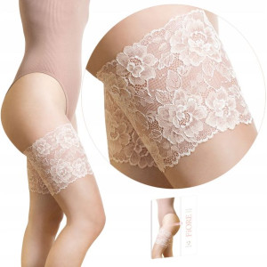 Fiore koronkowa opaska LACE BAND beżowa 3/4