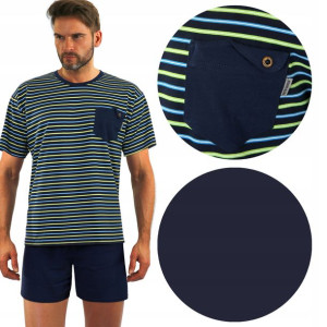 Sesto Senso Piżama Krótki Rękaw K67L Bawełna 2XL