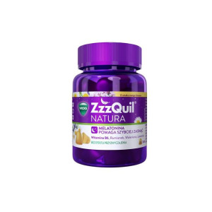 Zzzquil Natura żelki na sen z melatoniną mango & banan żelki 30 szt