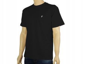 Koszulka męska bawełniana T-shirt Neti czarna 3XL