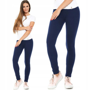 Moraj Legginsy z Wysokim Stanem 1000-018B Granat S/M