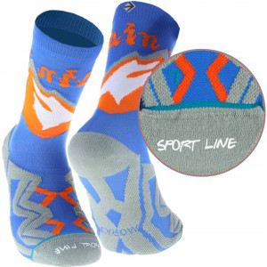 Moraj Skarpety Sportowe Bezszwowe 001 Blue 43-45