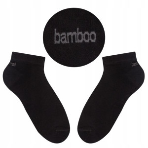 Sotex Stopki Damskie Bambusowe 6199 czarny 36-38