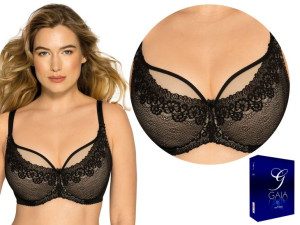 Biustonosz soft GAIA 917 MARIA, czarny welwet, 75C