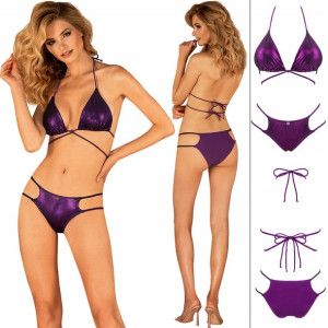 Obsessive Bikini Balitta Strój Kąpielowy purple L