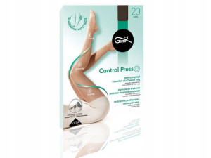 Gatta rajstopy damskie Control Press, nero, 5-XL