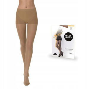 Rajstopy Gatta Laura 15 den lycra, Bronzo 5-XL