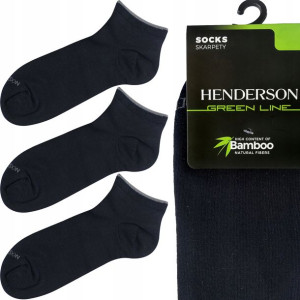 HENDERSON Stopki Bamboo 39-42, Granat, 3-PAK