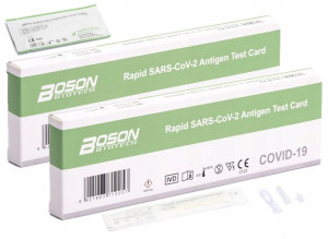 TEST ANTYGENOWY Wymazowy COVID-19 KORONAWIRUS 2szt