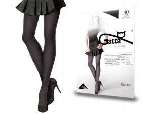Gatta rajstopy damskie Colette 1, mel2-nero, 2-S