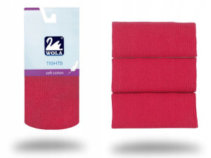 Rajstopy Wola Soft Cotton, raspberry C64, 152-158