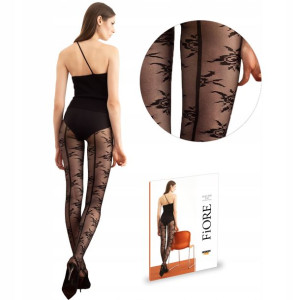 Fiore rajstopy Velvet Rose 30 den kwiaty 2-S