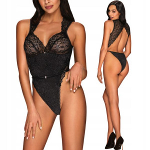 Obsessive Teddy Elisetta Body z paskiem L/XL