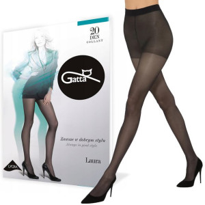 Rajstopy Gatta Laura 20 den lycra, Fumo 2-S