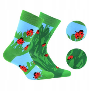 WOLA FUNKY skarpety wzorowane BIEDRONKI 2 43-46
