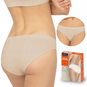 Figi Gatta Bikini Queenie bezszwowe, natural, L