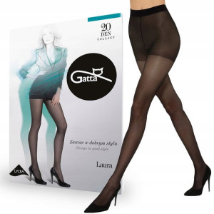 Rajstopy Gatta Laura 20 den lycra, Nero 2-S