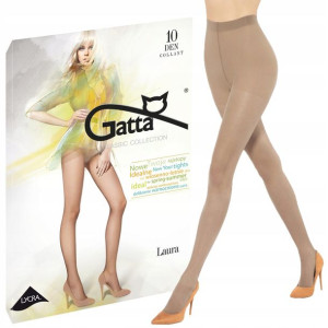 Rajstopy Gatta Laura 10 den lycra Lyon 3-M