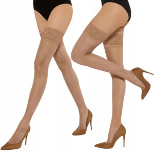 Gatta pończochy samonośne Michelle 01, beige 3/4