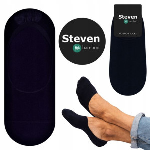 Steven 036 Mikrostopki Bambus Męskie granat 44-46