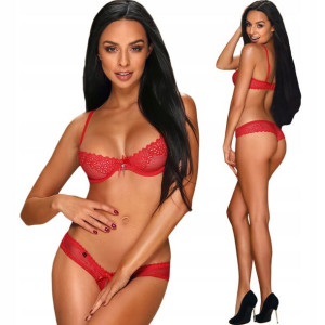 Obsessive Alabastra Set Otwarty Komplet RED XXL