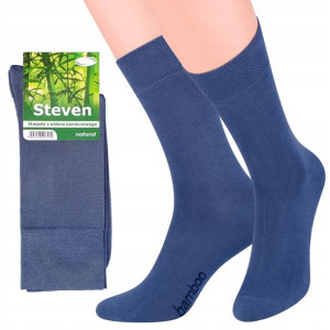 Steven 086 Skarpety Bambusowe Męskie Jeans 38-40