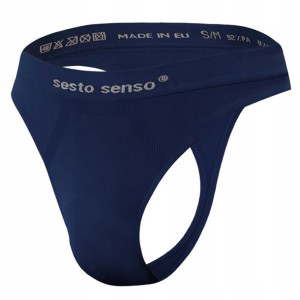 Sesto Senso stringi męskie bezszwowe granat S/M