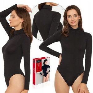 Gatta bezszwowe Body Golf długi rękaw, czarny, S