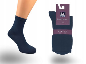 Wola skarpetki damskie Classic, Navy B85, 36-38