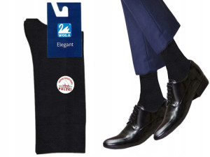 Wola skarpetki garniturowe Elegant, navy B90 42-44
