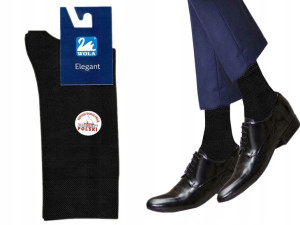 Wola skarpetki garniturowe Elegant black G95 45-47