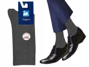 Wola skarpetki męskie Elegant, antracit G80, 45-47