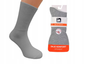 Wola skarpetki męskie bawełna Relax ash Q14, 39-41