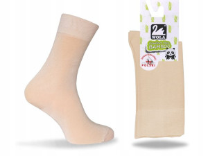 Wola skarpetki męskie Bambus beige E21, 42-44
