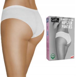 Gatta figi majtki Hipster Panties bawełna biały XL
