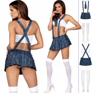 OBSESSIVE Studygirl Stroj Kostium Uczennica L/XL