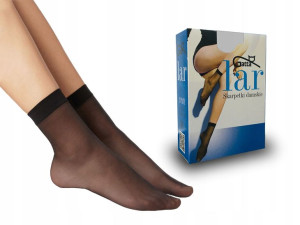 Gatta skarpetki Lar, 15 den, 2 pary, lycra, grigio