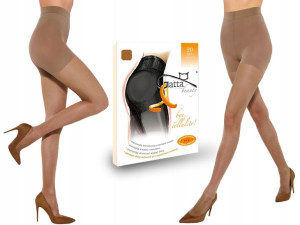 Gatta rajstopy Bye Cellulite, 20 den, golden, 2-S