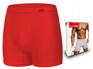 Bokserki męskie CORNETTE AUTHENTIC, czerwony, XL