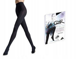 Gatta rajstopy Satti Matti, 90 den, lycra nero 4-L