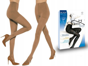 Gatta rajstopy Body Relax Medica, 40 den beige 2-S