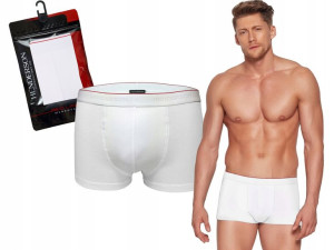 HENDERSON Bokserki Męskie Red Line Biale XL